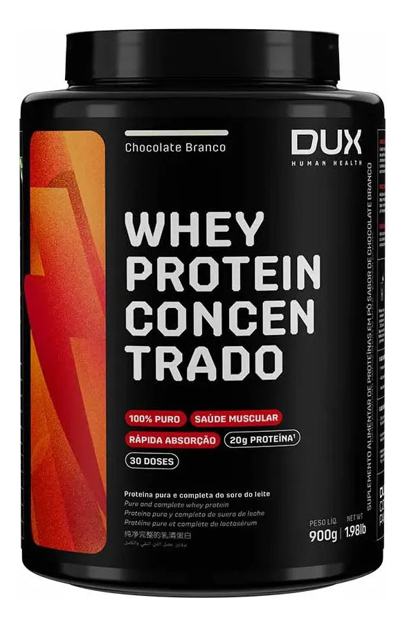 Whey Protein Dux concentrado Doce Leite Pote 450g